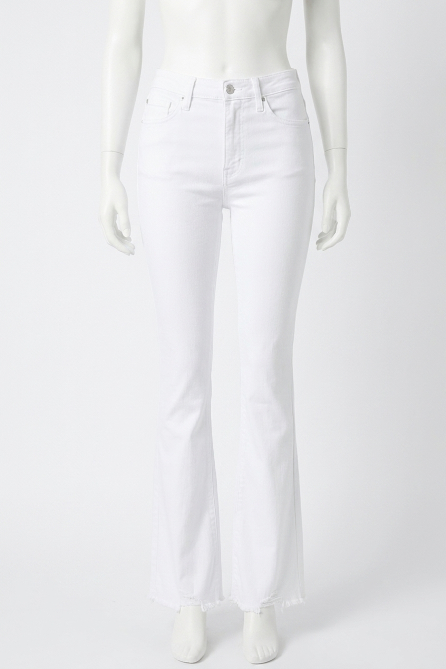 NEW KANCAN high rise bootcut jeans in white